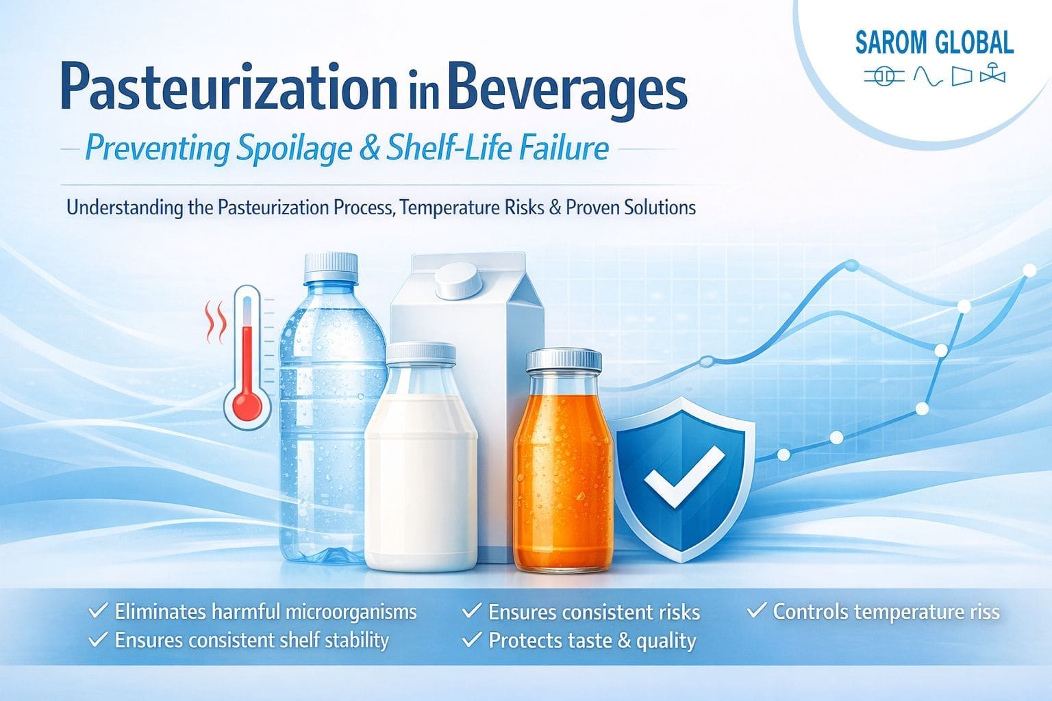 Why Pasteurization is Critical for Beverage Shelf Life Sarom Global 2