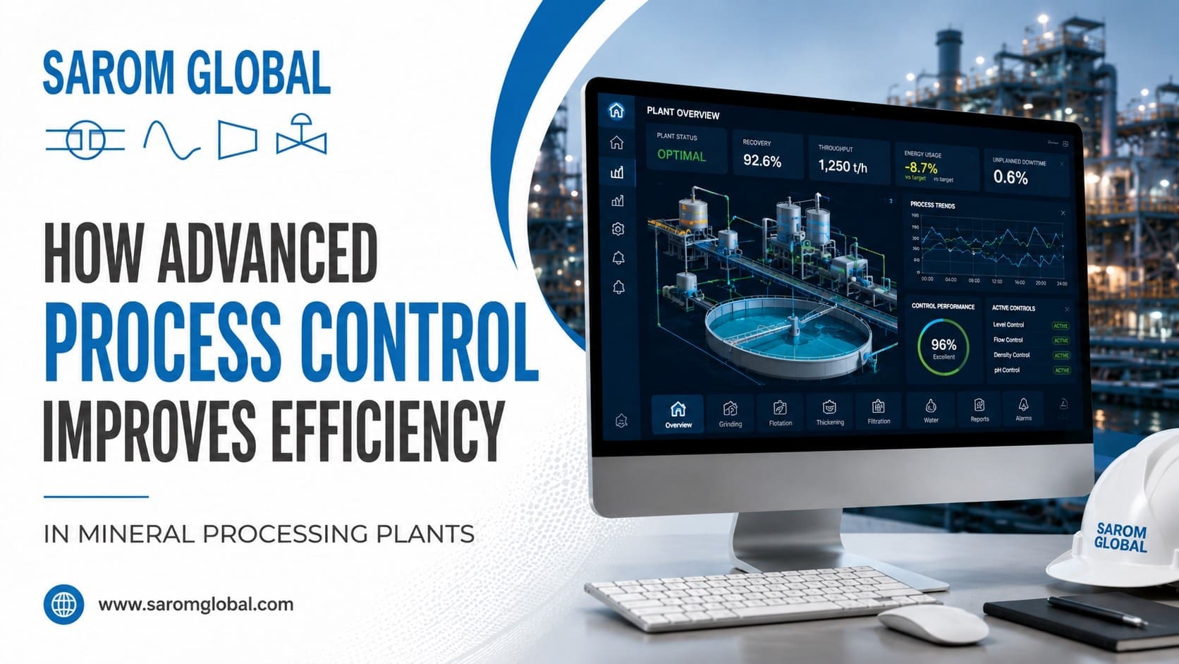 Advanced Process Control for Mineral Processing Plants Sarom Global